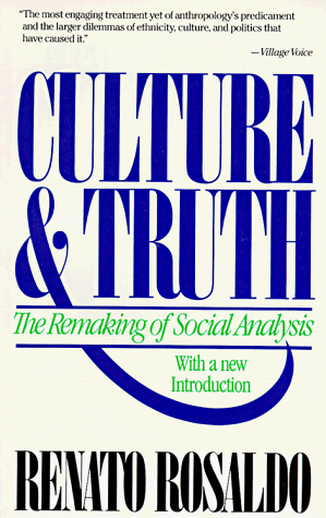 Culture and Truth: The Remaking of Social Analysis under History & Philosophy in The Books Store