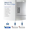 Waterdrop 5231JA2002A Refrigerator Water Filter, Replacement for LG LT500P, GEN11042FR-08, ADQ72910911, ADQ72910901, Kenmore 9890, 46-9890, LFX25974ST, LMX25964ST