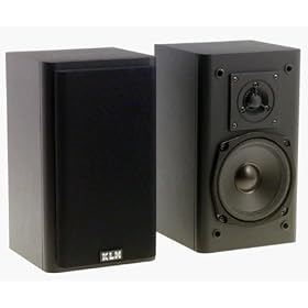 KLH AV1001B  Bookshelf Speakers, (Pair)