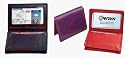 Cowhide Nappa Leather Card Case with I.D. Window by Winn International