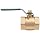 Milwaukee Valve BB2-102 Series Bronze Butterfly Valve, Unibody, Stainless Steel 304 Disc, Lever Handle with Memory Stop, NPT Female