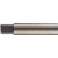 Dormer MTT-X E046 Powdered Metal Spiral Point Threading Tap for Stainless Steel, Hard Lube Coated, Round Shank with Square End, Plug Chamfer