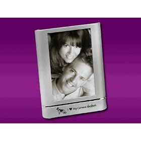 German Shepherd - Trillium Picture Frame - Laser engraved