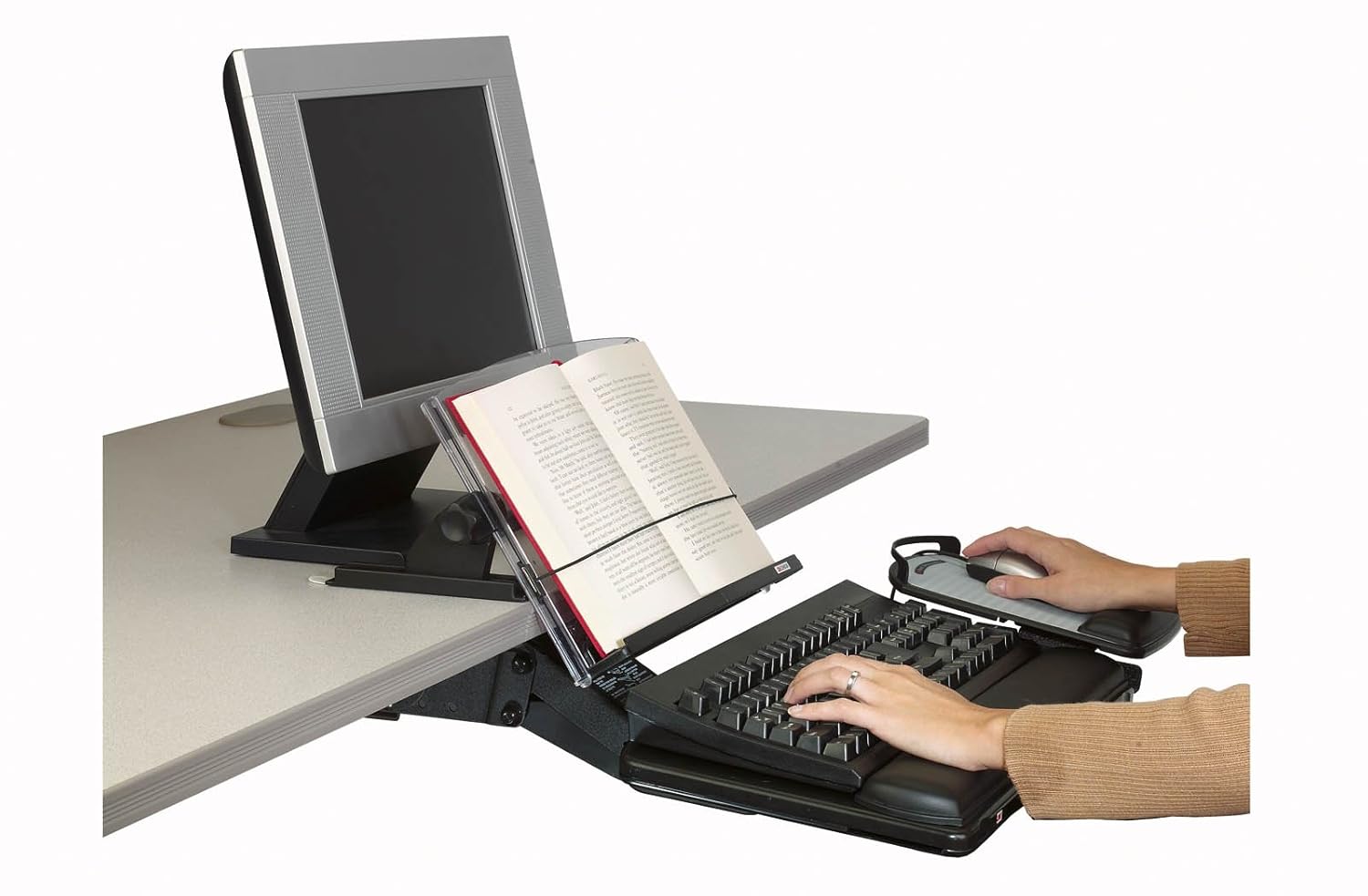 3M Desktop Document Copy Holder Stand 150 Sheet Adjustable Office
