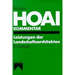 HOAI- Kommentar Leistungen der Landschaftsarchitekten