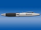Bradley University - Brass Ball Point Pen - Laser Engraved (silver)