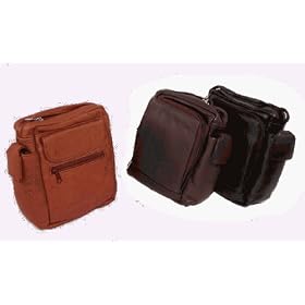 MAIA - Compact Leather Shoulder Bag / Cross Body Purse with Organizer by Paul & Taylor
