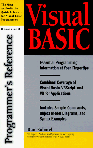 Image of: Visual Basic: Programmer's Reference