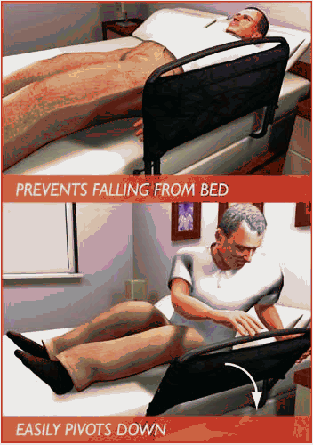 Fold-Down Safety Bed Rail - 8050