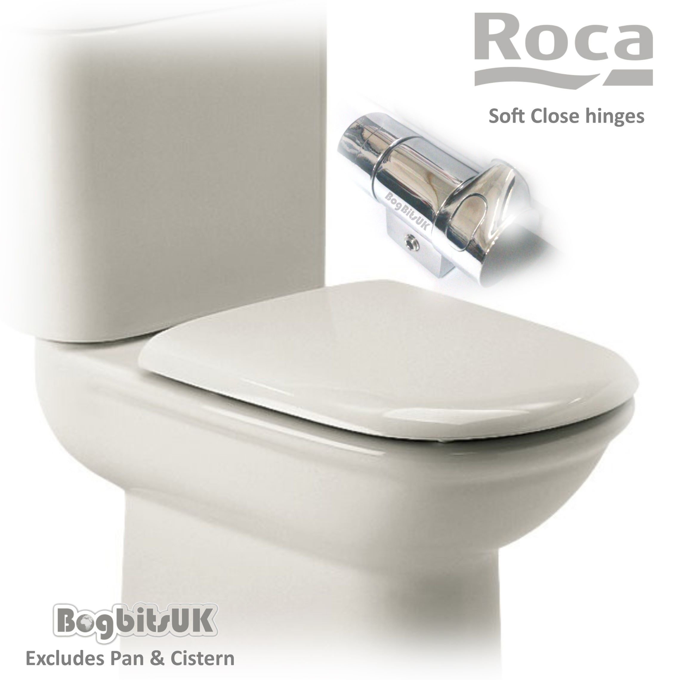 Roca Giralda Replacement WC Toilet Seat with Soft Closing Hinges 801462004 eBay