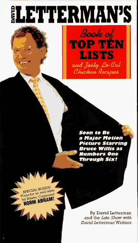 David Letterman's Book of Top Ten Lists David Letterman's Book of Top Ten Lists