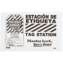 Master Lock Lockout Tag Holder, Unfilled