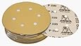Mirka 23-624-220  6"  6-Hole 220 Grit Dustless Hook & Loop Sanding Discs - 50 Pack