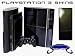Playstation 3 Skin (PS3) - NEW - BLACK CHROME MIRROR system skins faceplate decal mod