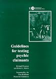 Guidelines for Testing Psychic Claimants