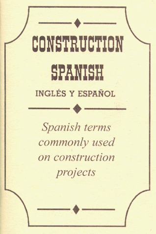 Construction Spanish (en inglés y español) - Craftsman Book Company - 0964243512 - ISBN:0964243512