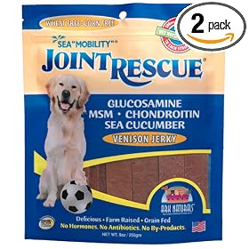 Ark Naturals Sea Mobility Venison Jerky for Dogs, 9-Ounce Pouches (Pack of 2) by Ark Naturals