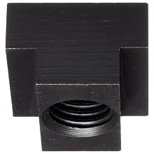 C-1018 Steel T-Slot Nut, Metric Coarse 2B Threads, M20 Thread Size, 22mm Slot Width
