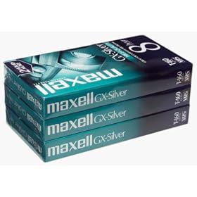 Maxell Video VHS GX T160 (3 -Pack) by Maxell