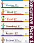 Executive Pack 1: Microsoft Office 97 with Windows 95 (includes Quick Reference Guides for Word, Excel, PowerPoint, Access, Outlook, and Windows 95)