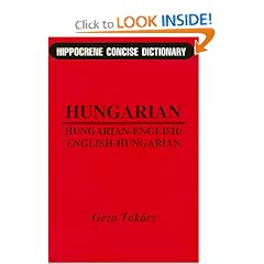 Hungarian-English/English-Hungarian Concise Dictionary (Hippocrene Concise Dictionary)