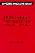 Hungarian-English/English-Hungarian Concise Dictionary (Hippocrene Concise Dictionary)