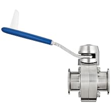 Dixon B5104E150CC-D Stainless Steel CF8M Clamp End Butterfly Valve with EPDM Seal, 1-1/2" Tube OD, 140 psi Pressure
