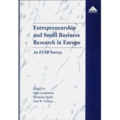 Entrepreneurship and Small Business Research in Europe: An ECSB Survey