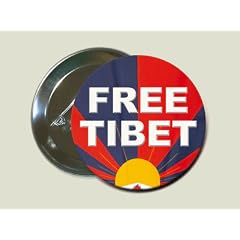 Button Free Tibet, 100 St�ck - 56 mm