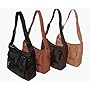 PEGGY Leather Shoulder Bag - Organizer - by Paul & Taylor