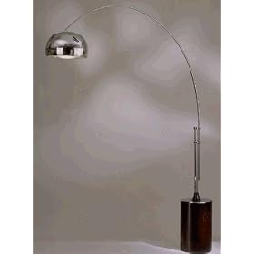 Chrome Arc Adjustable Floor Lamp by Universal Lighting and Decor