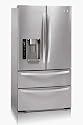 LG : LMX21981ST 20.5 cu. ft. Counter-Depth French Door Refrigerator