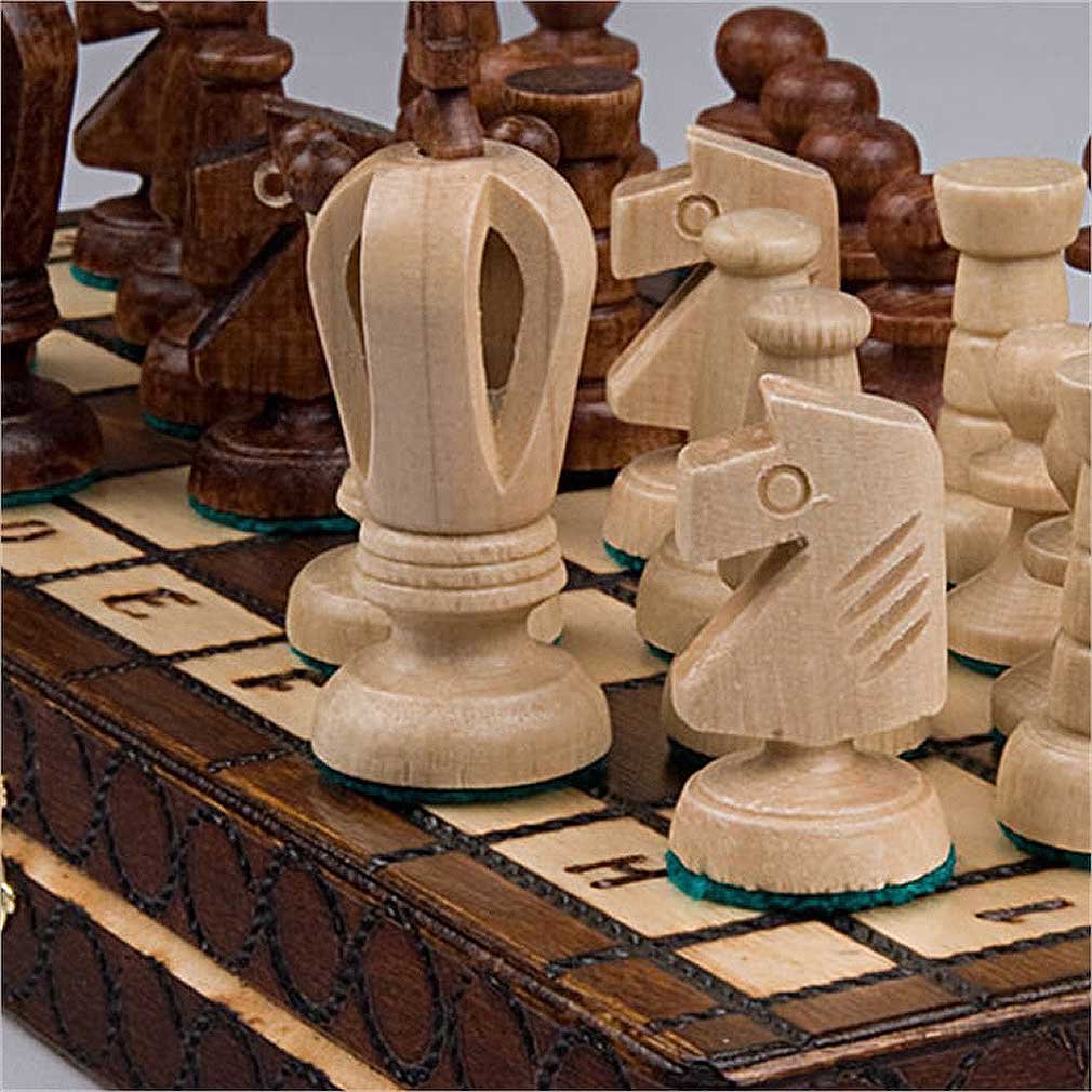 Chess Royal 30 European Wooden Handmade International Set, 11.81 x 1.97