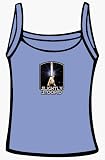 Slightly Stoopid - Girls Camisole - Star Wars Parody Hands Holding a Waterpipe like a Light Saber on Blue Camisole Shirt, Size Medium