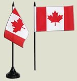 Drapeau de table Canada, mini drapeau - 10 x 15 cm