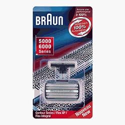 Braun 5000/6000FC- XP 31B Flex Integral Foil/Cutterblock Replacement Pack, Black