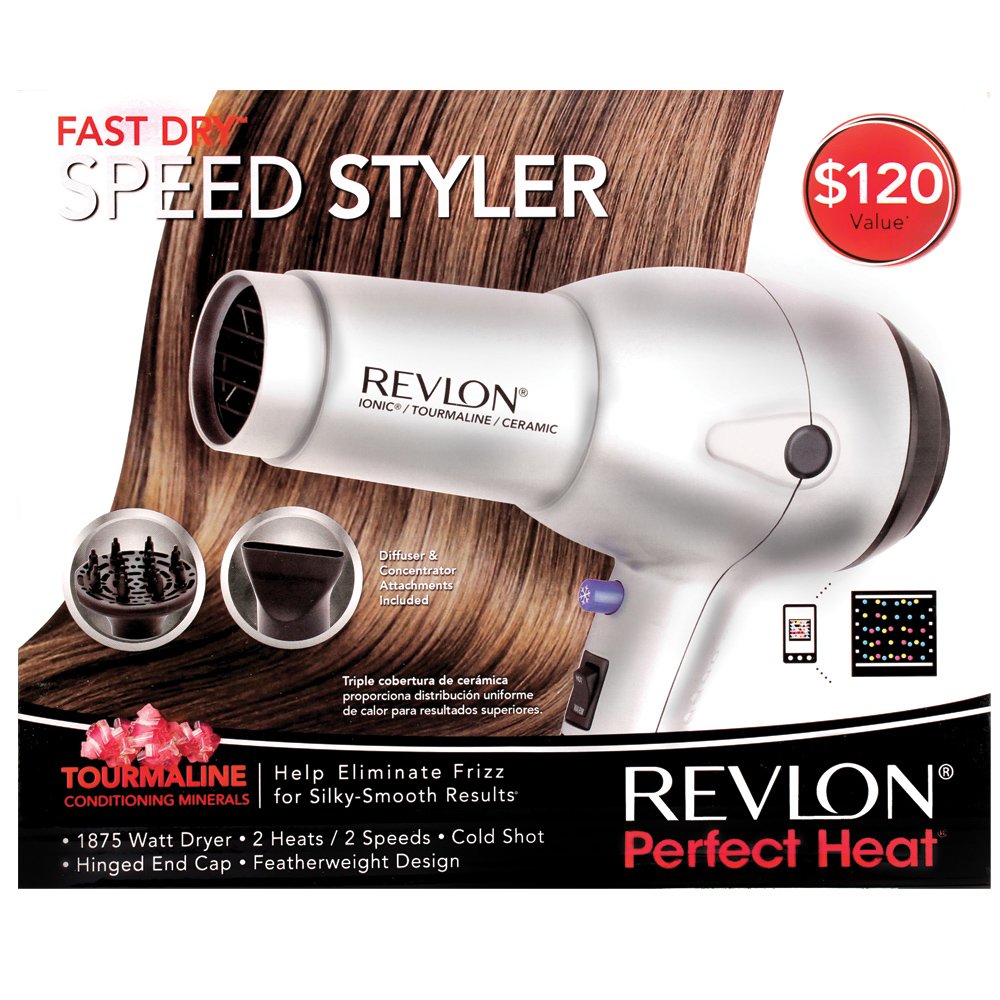 NEW Revlon RV544PKF 1875W Tourmaline Ionic Ceramic Dryer eBay
