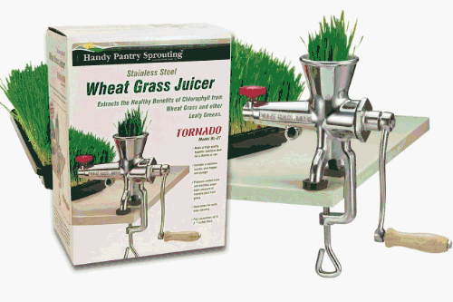 Tornado Stainless Steel Manual Wheatgrass Juicer (Same Model as the Back to Basics Wheat Grass Juicer) Tornado Stainless Steel Manual Wheatgrass Juicer (Same Model as the Back to Basics Wheat Grass Juicer)