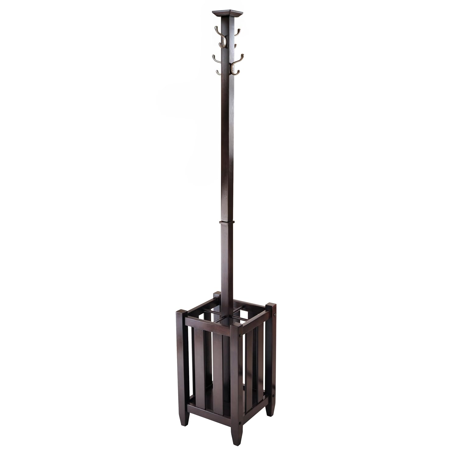 Coat Rack with Umbrella Stand Cane Holders