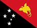 Papua New Guinea Flag Acrylic Keyring Key Ring 7.5 X 5cm