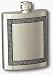 6oz Greek Design Pewter Flask