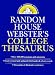 Book Random House Webster's College Thesaurus