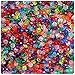 BEADTIN Mixed Transparent 4mm Faceted Round Craft Beads (1250pc)