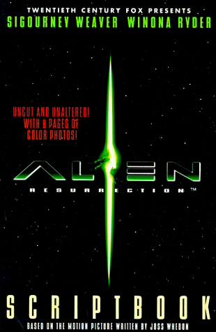 alien resurrection scriptbook based on the motion picture