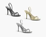 ENCHANT-11, Sexy Prom or Formal Party 4'' Slingback Sandal With Rhinestones by Pleaser USA Shoes