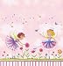 Creative Converting 54 x 108 Inch Plastic Garden Fairy Table Cover - Case of 6
