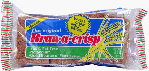 Bran-a-crisp Wheat Bran Fiber Bread by Branacrisps