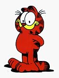  : Garfield - Full Body Shot, Standing - Sticker / Decal