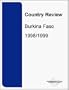 Country Review, Burkina Faso 1998/1999