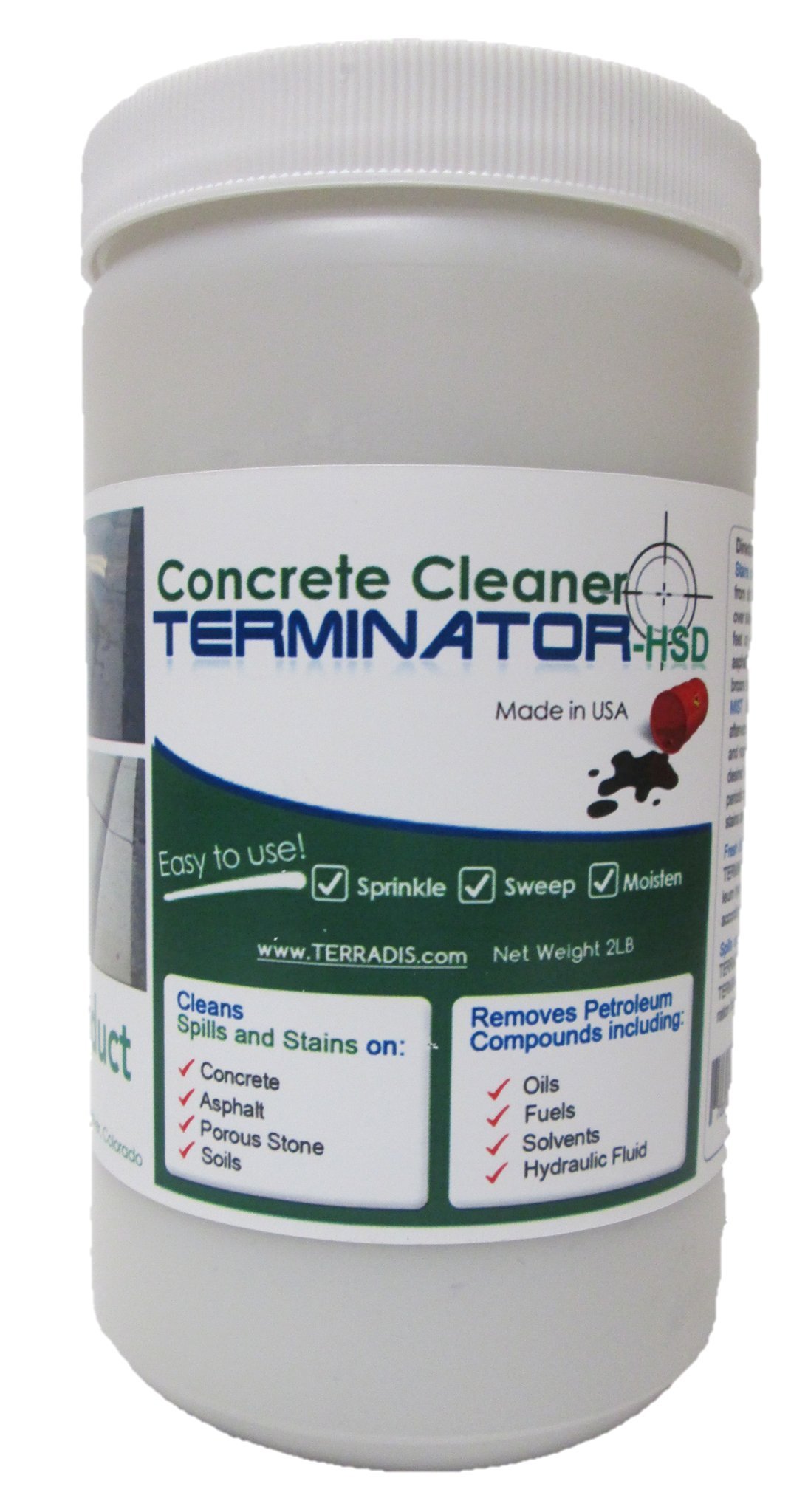 Concrete And Driveway Cleaner By Terminator-Hsd (2 Lb) 21 71N9 SKNq8L